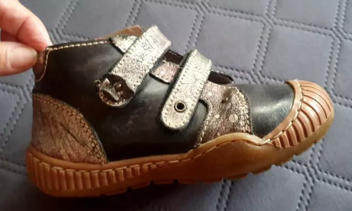 Paire de chaussures rose, prune Little Mary P: 25 - photo numéro 4