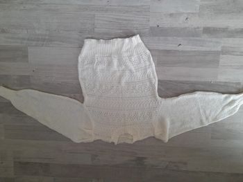 Magnifique pull blanc 8 ans fille