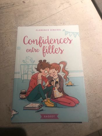 Livre Confidences entre fille