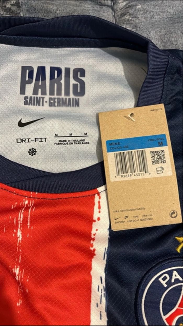 Maillot psg étoile - photo numéro 2