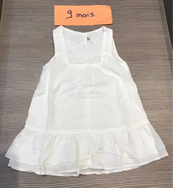 Robe blanche 9 mois Orchestra