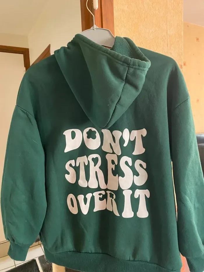 Sweat vert Shein – Confort & style pour la rentrée 🍂 (Taille XL) - photo numéro 5