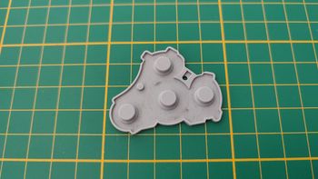 support bouton A B X Y H3-10 pièce manette console de jeux Nintendo Gamecube DOL-003 grise #C24