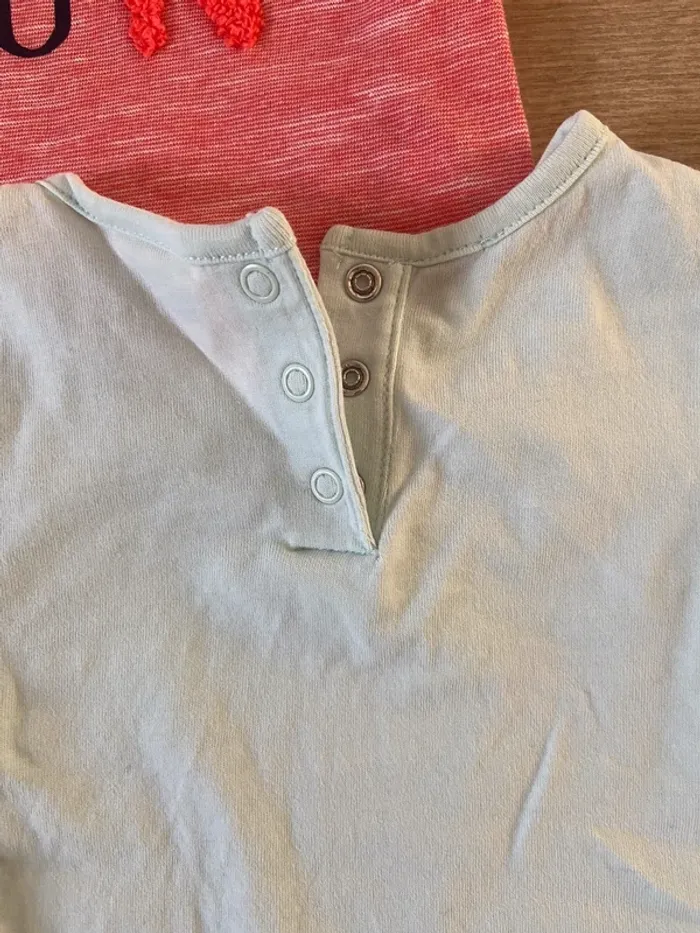Lot 2 t-shirt TAO 3-6mois - photo numéro 5