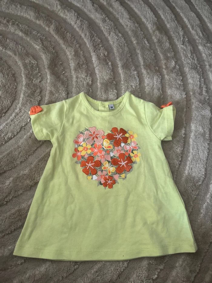 T-shirt bébé fille – 3 mois