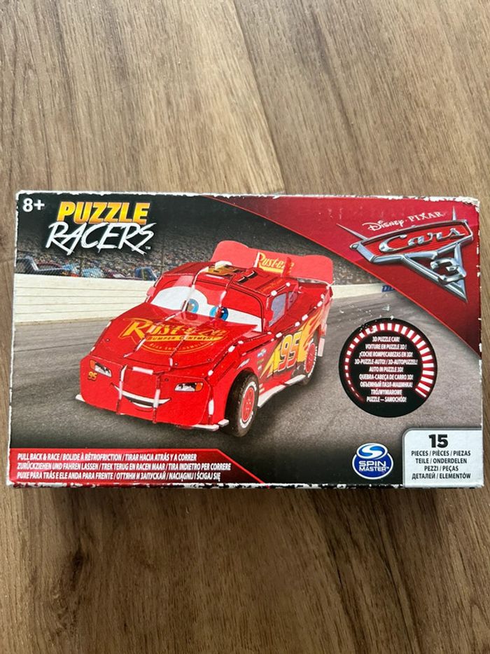 Puzzle 15 pièces 3D cars