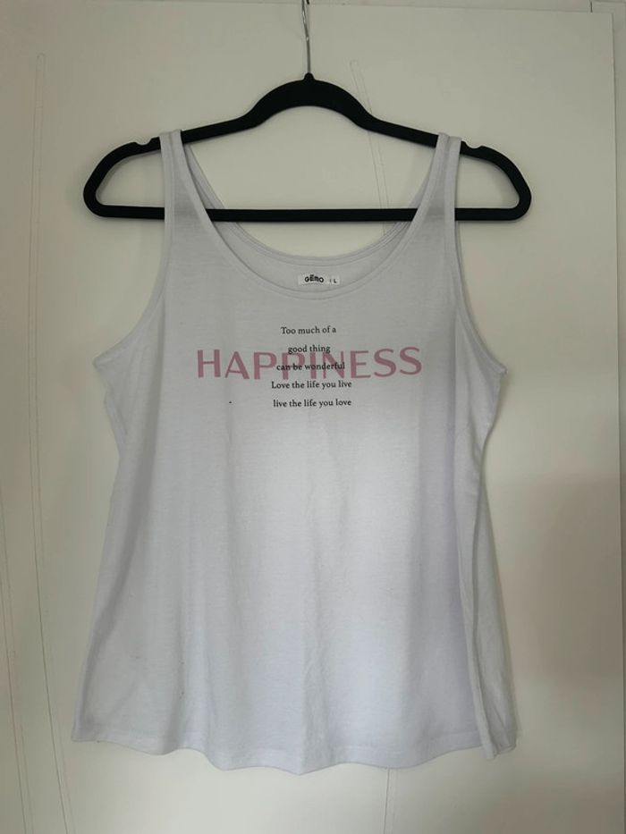 Débardeur "happiness"
