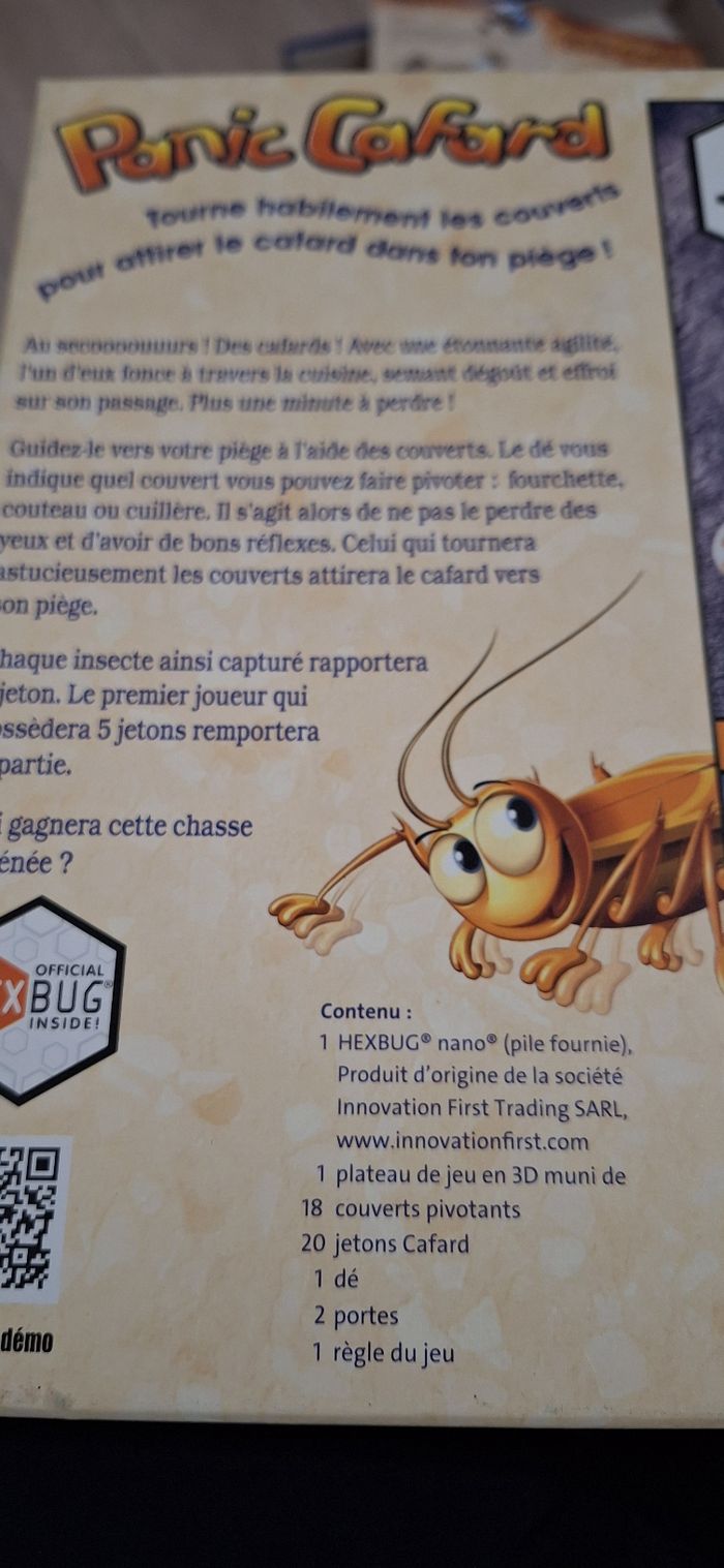 🐞 Jeu Panic Cafard – Complet - photo numéro 4