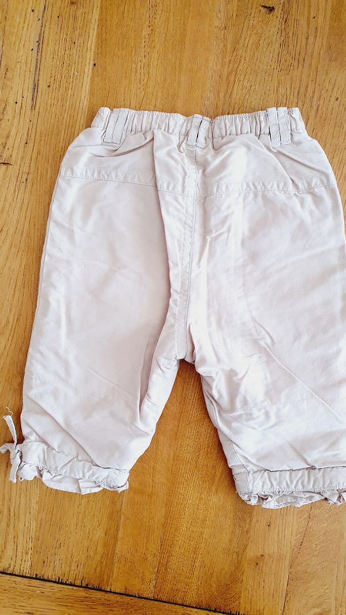 Pantalon beige doublé, taille 6 mois - photo numéro 4