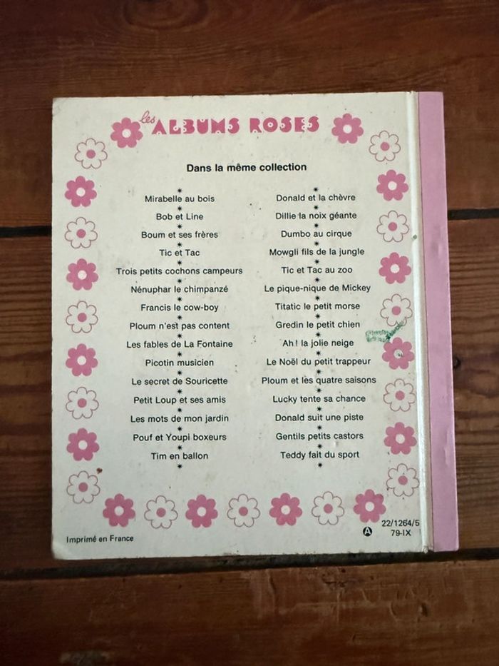 Livre ancien vintage Boum et ses frères ours les albums roses Hachette Pierre Probst Caroline - photo numéro 11