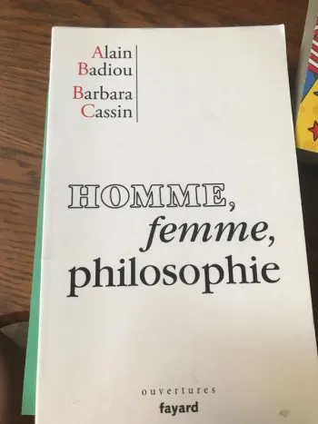 Homme femme philosophe