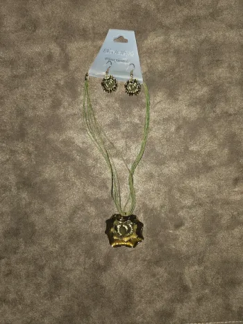 Eva jewels - Bijoux fantaisie vert - Taille 22cm