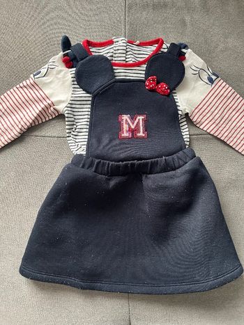 Robe + t-shirt Minnie 12 mois