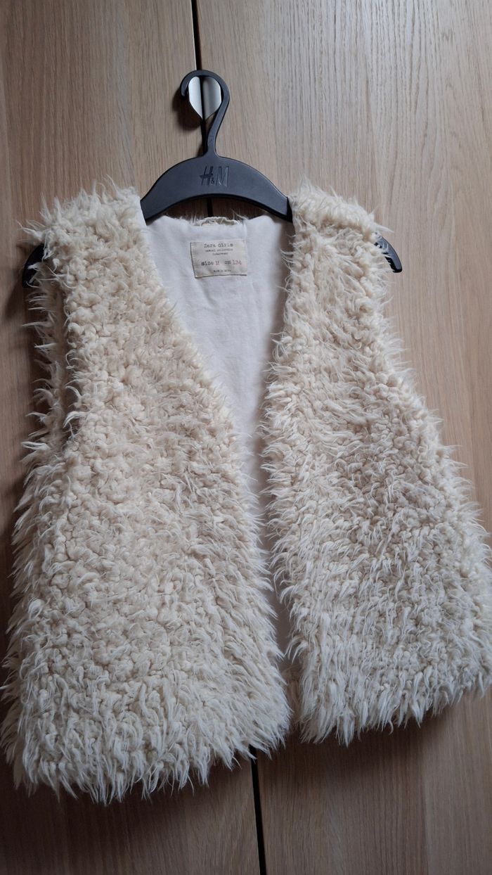 Gilet fourrure sans manche zara - photo numéro 2