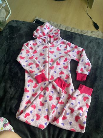 combinaison de pyjama, douce à cœur pour enfants, fille