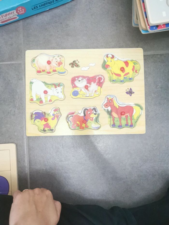 Puzzle encastrement bois