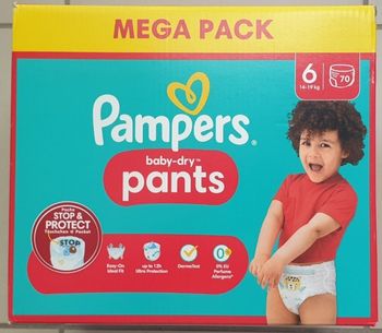 Couches pampers baby-dry pants T6