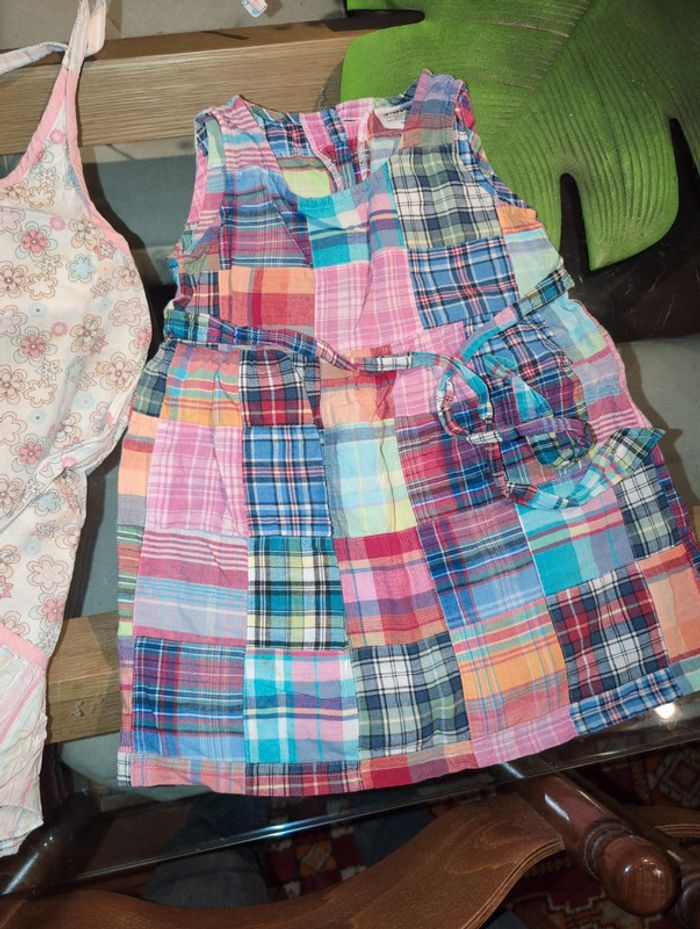 Lot 2 Robes de 24 mois a 36 mois coton - photo numéro 3