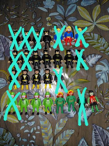 Figurines playmobil kinder surprise DC Comics 