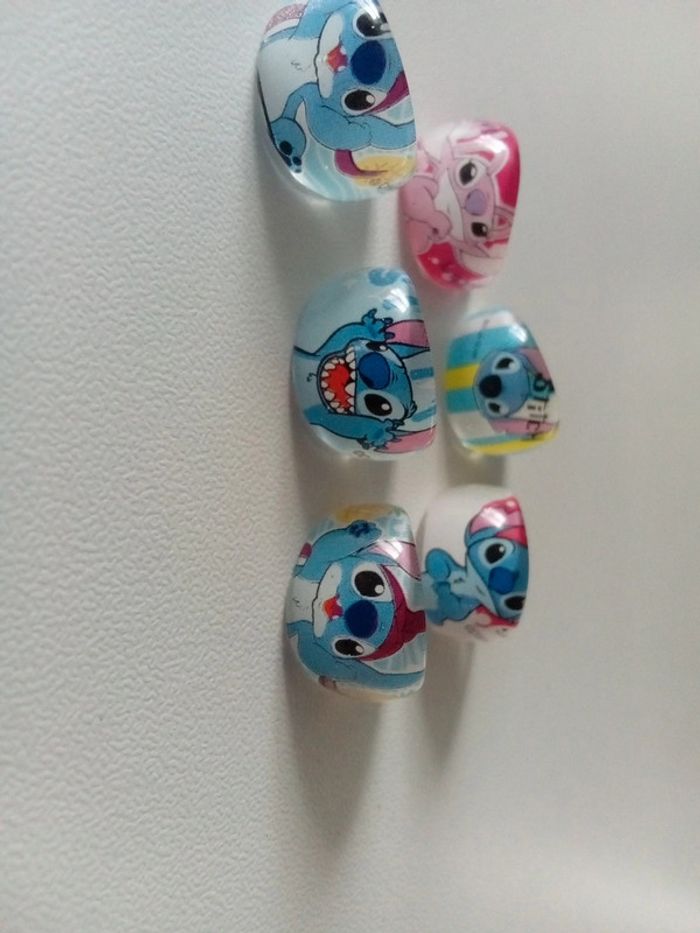 Lot de 6 bagues stitch