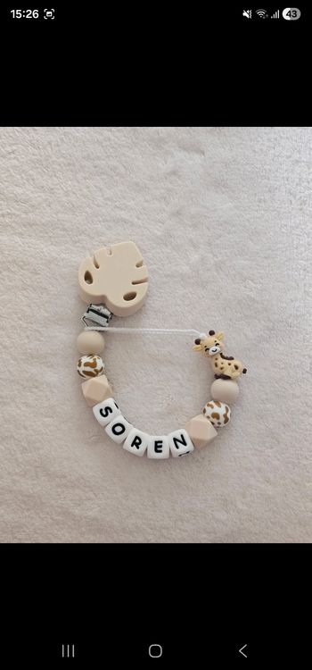 Accroche tétine ( me contacter )