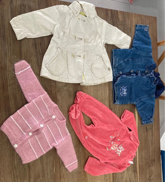 Lot vêtements fille 12 mois IKKS Kenzo Catimini - photo numéro 12