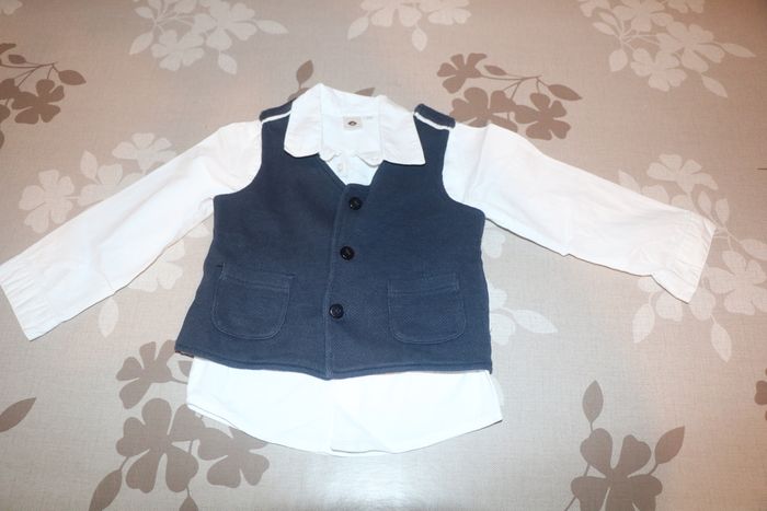Ensemble chemise + gilet