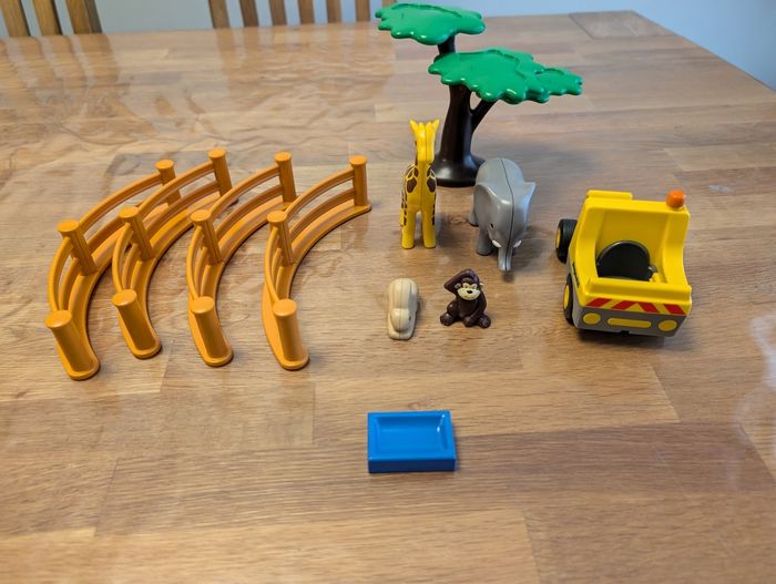 Lot 4 de playmobil 123 au zoo - photo numéro 4
