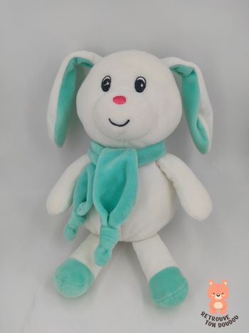 Peluche Doudou Lapin Blanc Gipsy