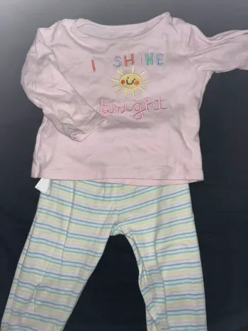 Pyjama 2 pièces rose