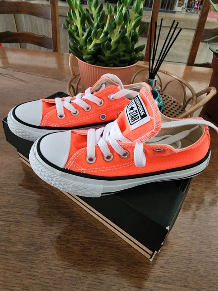 Converse orange - photo numéro 3