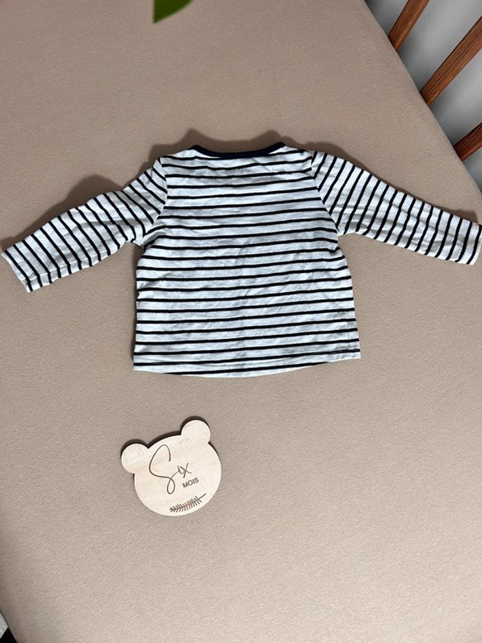 Ensemble tenues garçon pilote je t’aime t-shirt jeans 6 mois - photo numéro 8