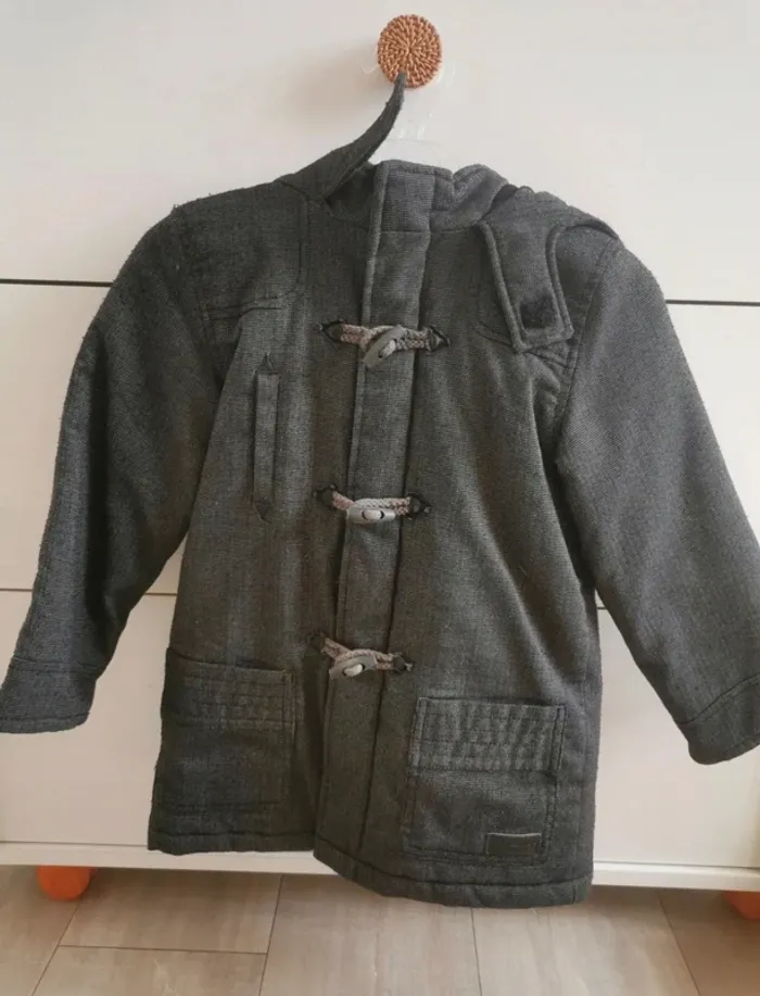 Manteau intérieur molletonné à capuche - photo numéro 2