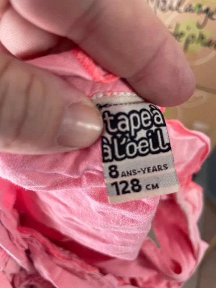 robe courte Tape à l'œil rose taille 8 ans / 128 cm - photo numéro 4