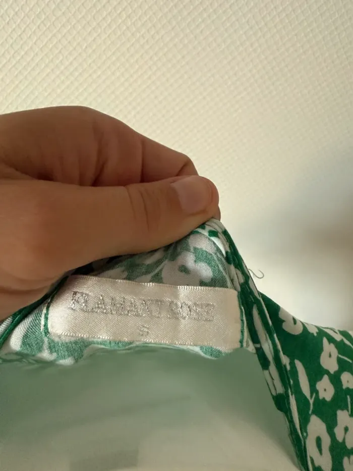 Robe d’été en très bon état verte taille S flamantrose - photo numéro 6