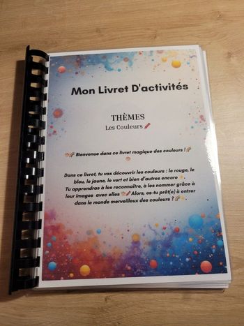 Livres d'activités 18 mois les couleurs ✨️