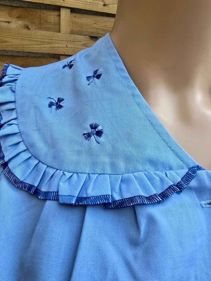 Robe tablier deadstock 🍒vintage 70🍒neuve taille 36/38 - photo numéro 4