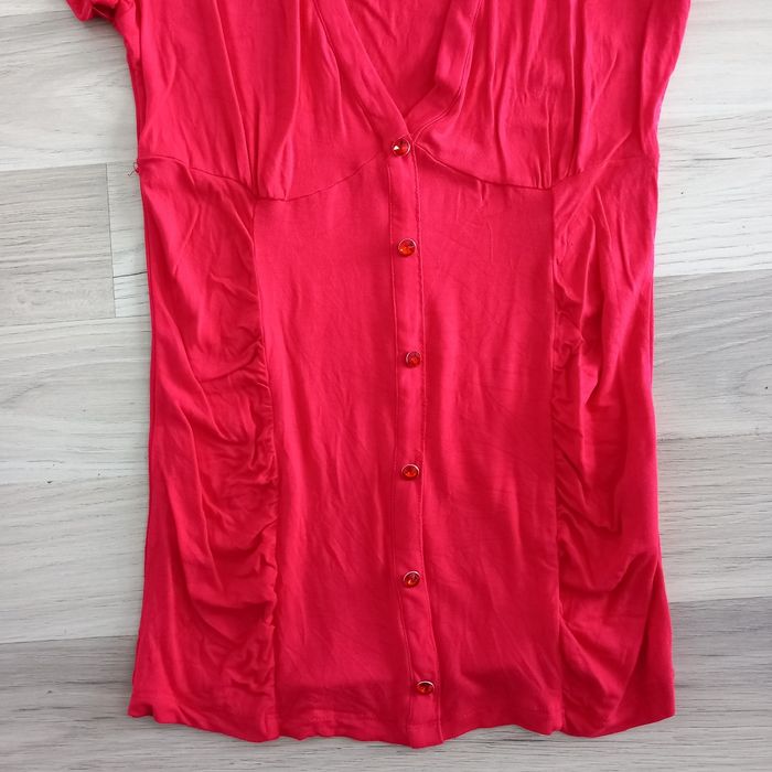 Chemisier femme à manches courtes rouge No Excuse taille 38 - photo numéro 4