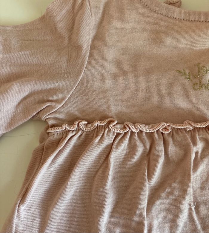 Haut rose pâle bébé fille - photo numéro 4