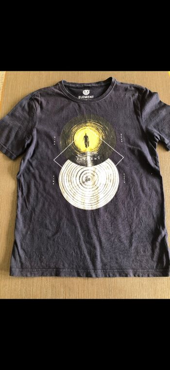 Tee shirt manches courtes garçon element 14 ans
