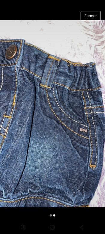 Jupe  Jean  3 Mois  " Kiabi  "  NEUF