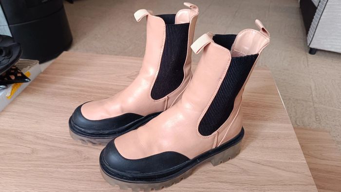Bottines camel