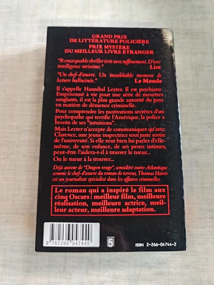 Livre le silence des agneaux - photo numéro 2