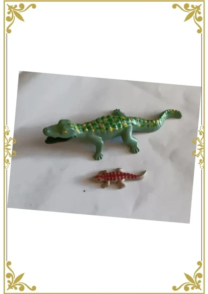 Caïman et son bébé wiltopia playmobil - photo numéro 6