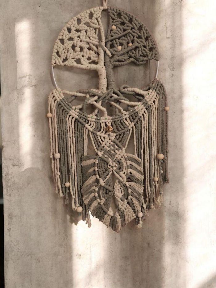 Arbre de vie en Macramé - photo numéro 3