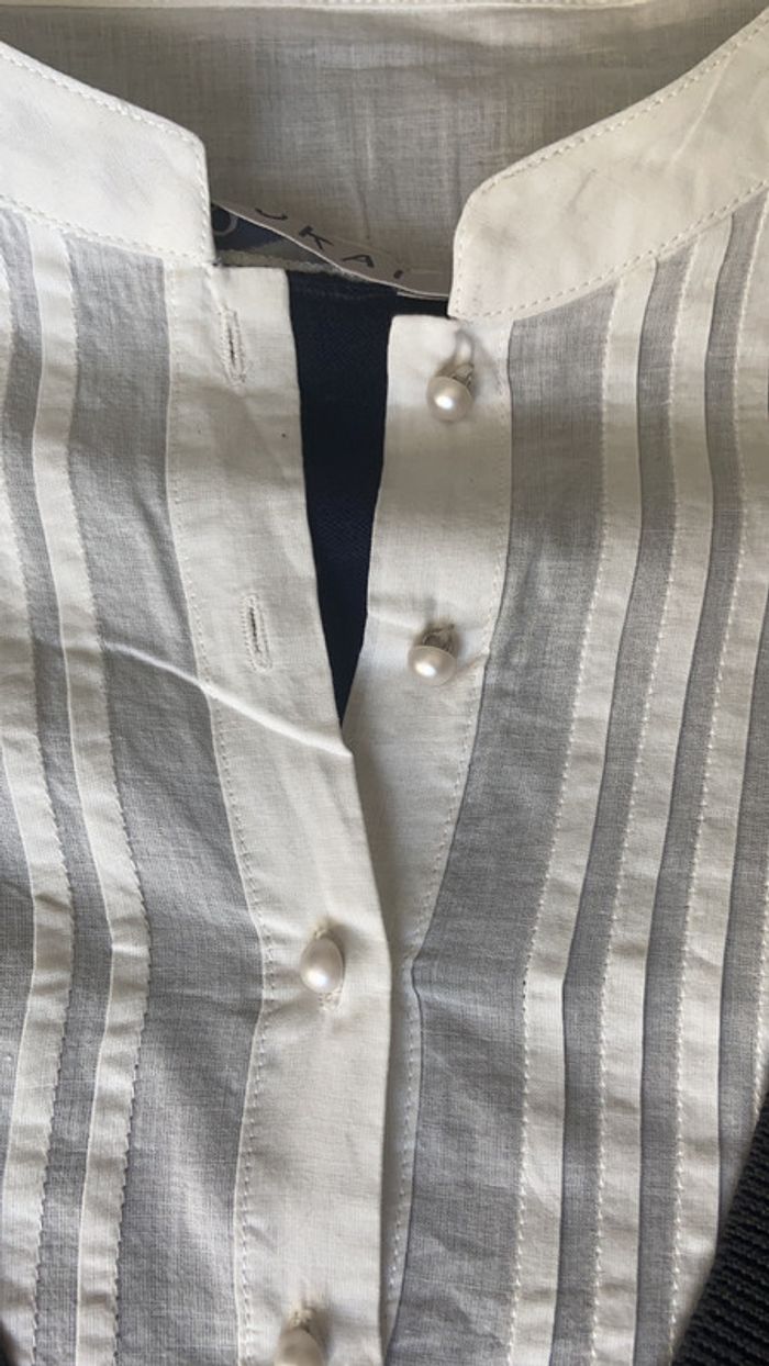 Pull avec col et manches chemises - photo numéro 4