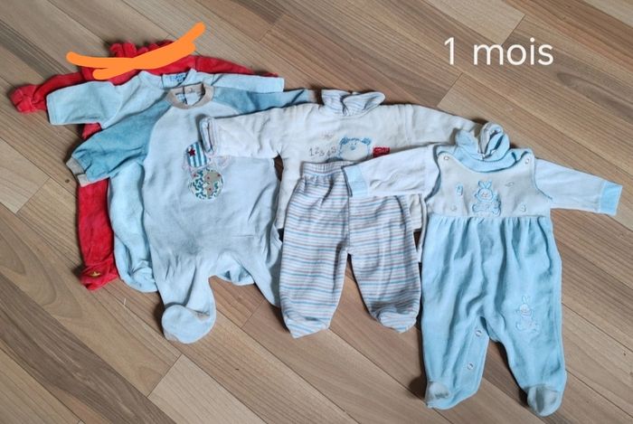 Lot de 4 pyjamas chauds - photo numéro 2