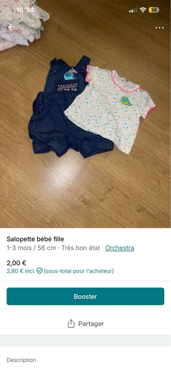 Salopette été