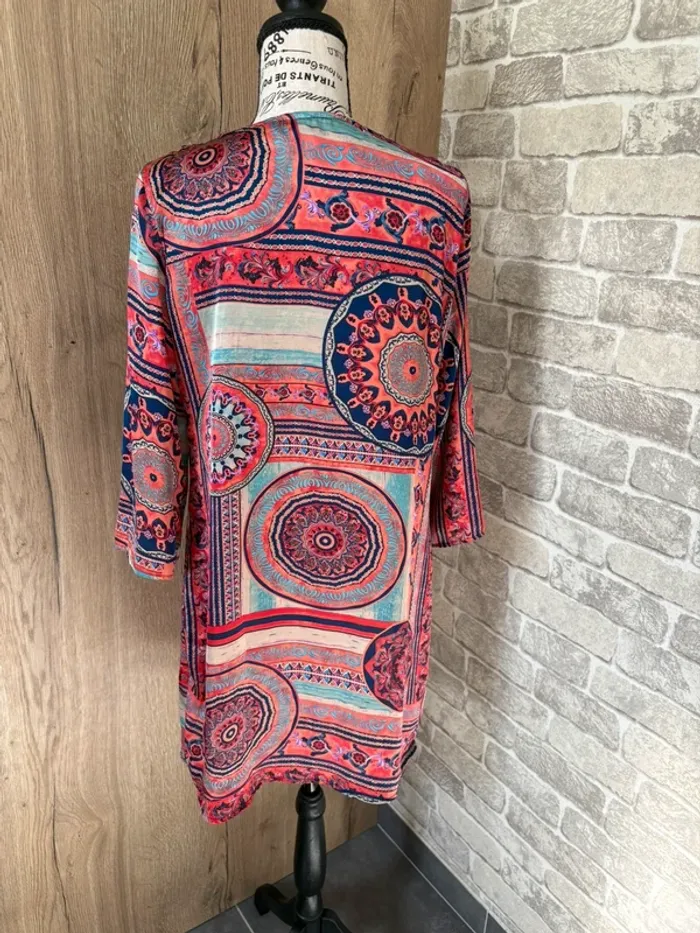 Robe bohème imprimés ethnique taille L - photo numéro 3
