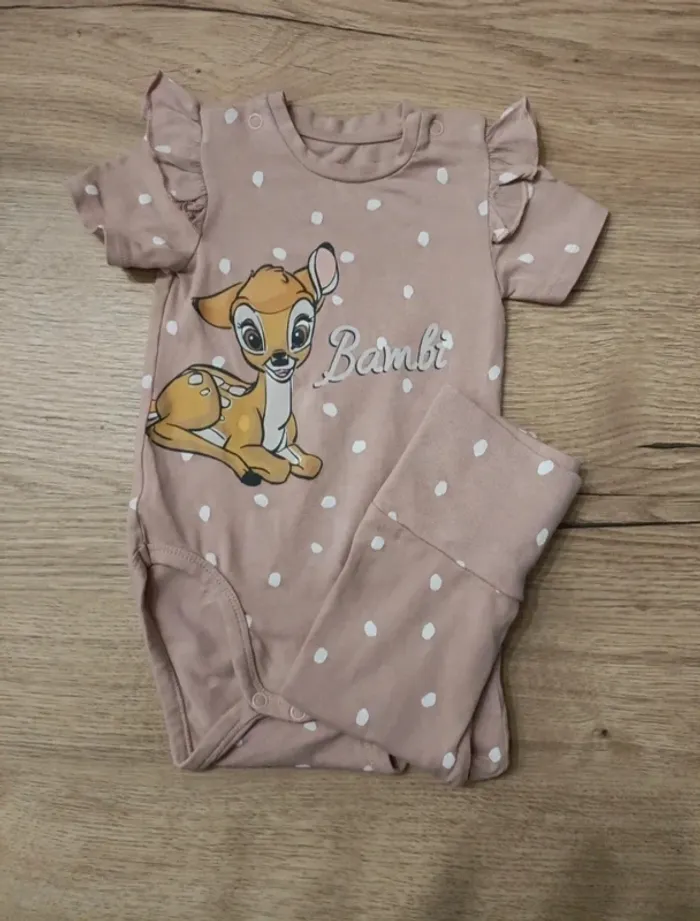 ensemble bodie + legging Bambi - 6 mois - H&M